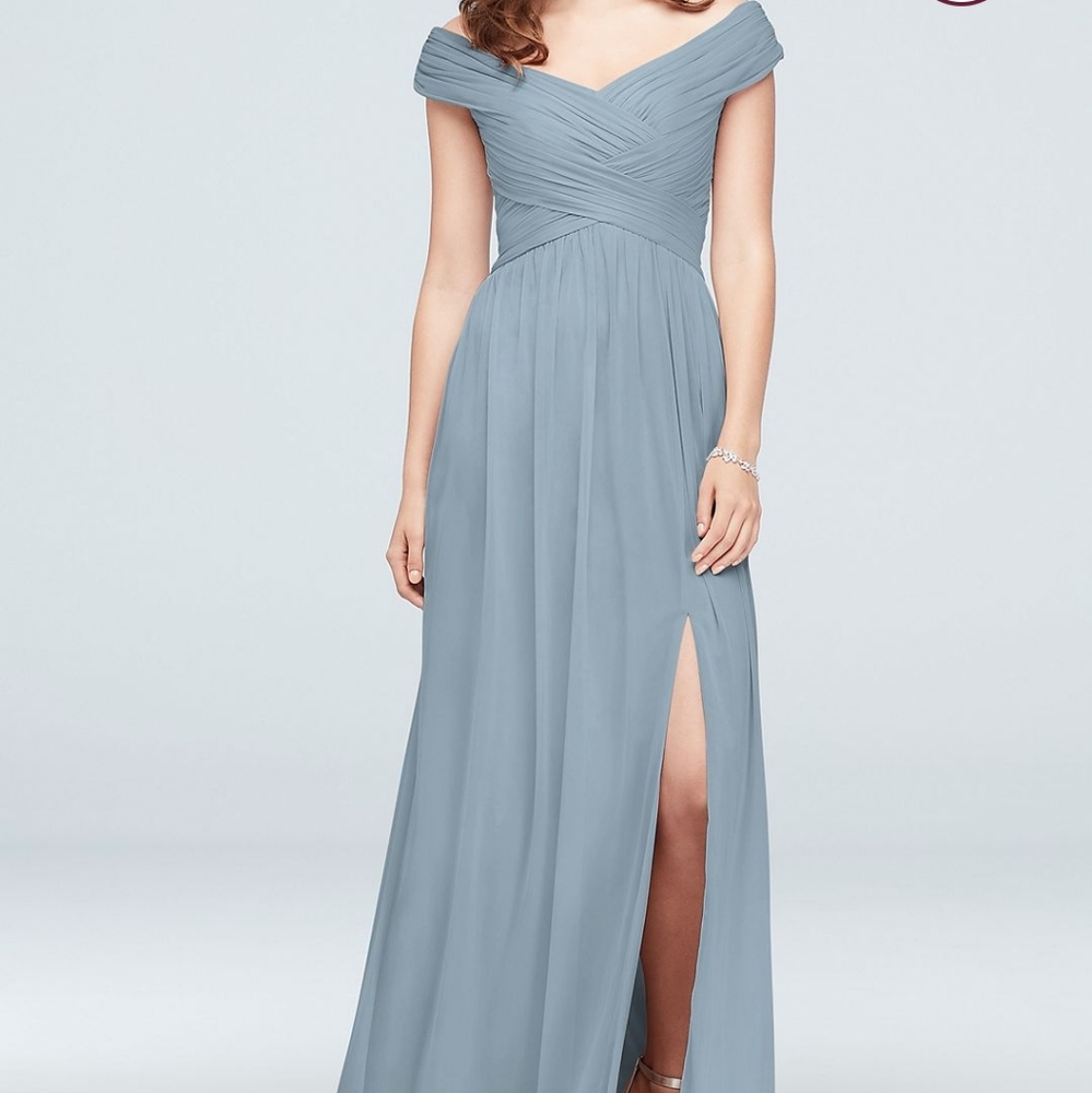 Off the Shoulder Bridesmaid Dress
